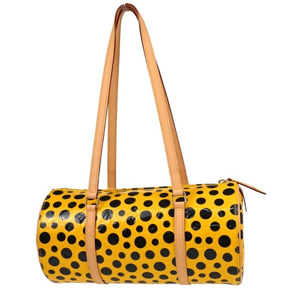 Louis Vuitton Yellow Vernis Dot Infinity Papillon Handbag - Picture 9 of 12